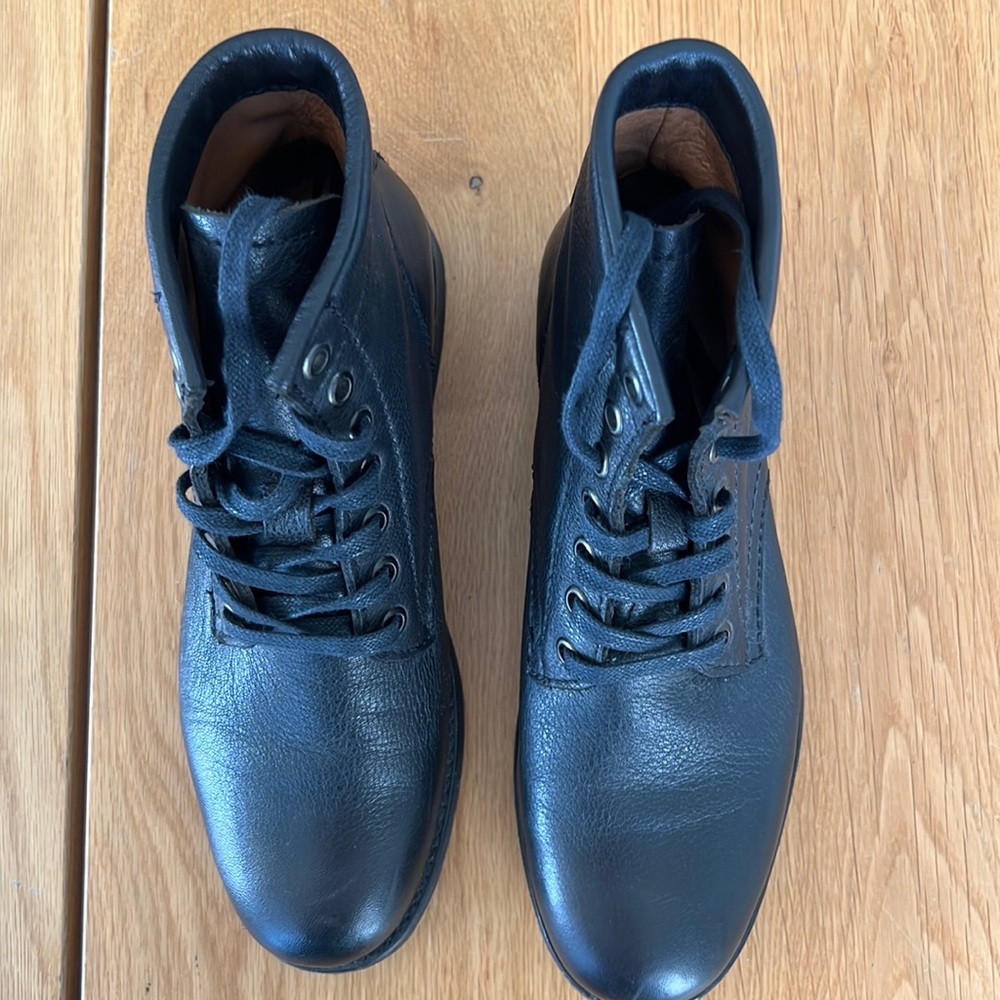Frye lace up boots